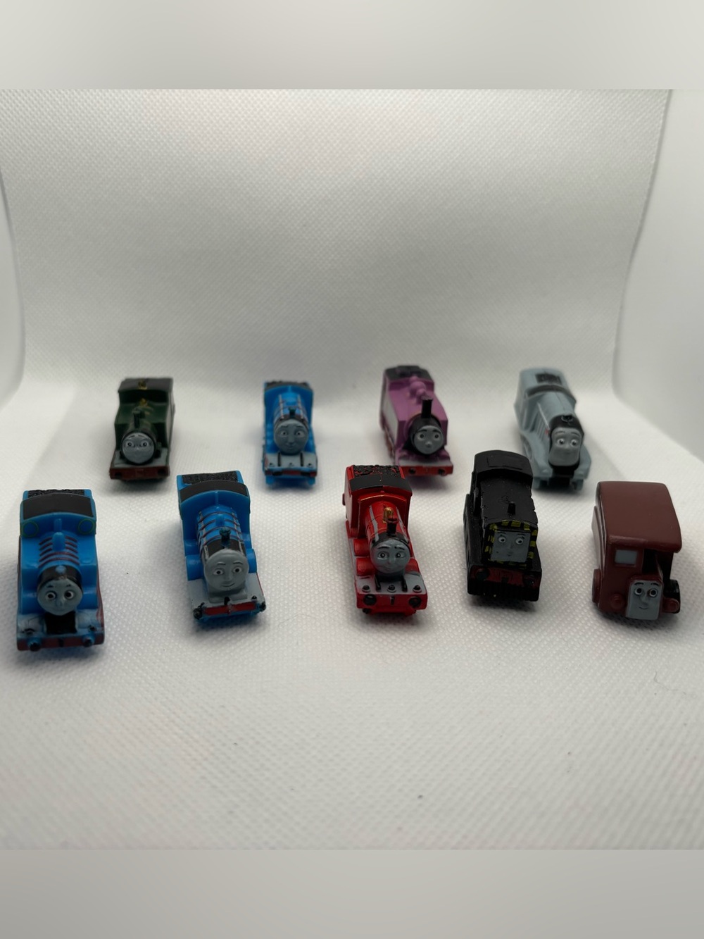 Thomas & Friends Mini Engine Set - Lot Of 9 - Cake Topper, Mini Figure, Plastic